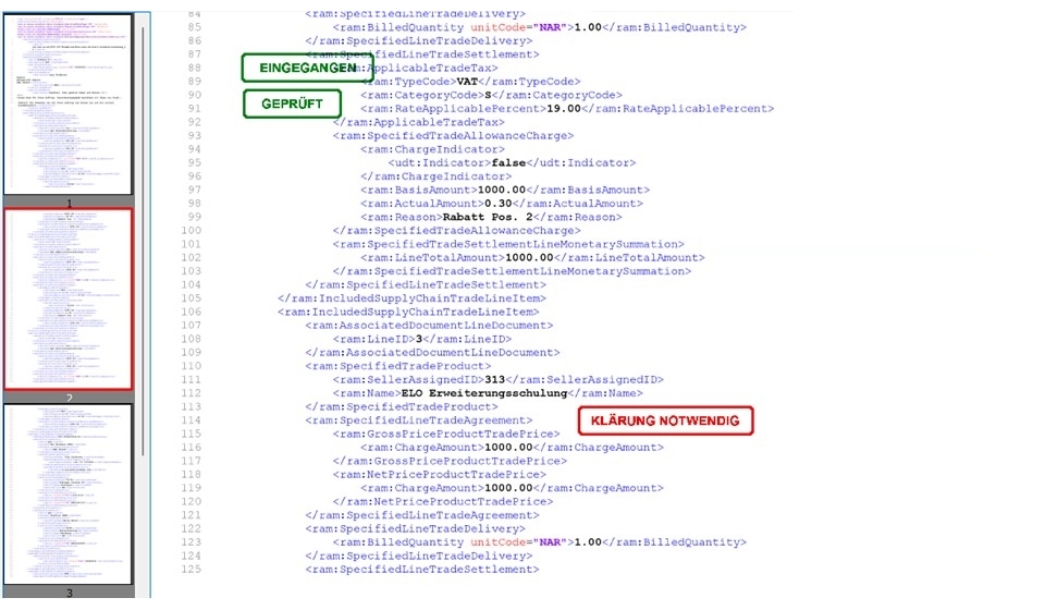 E-Rechnung XML